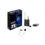Sony UWP-X7//K38 (UWP-X7, K38) UHF wireless (radio) microphone package - Bodypack Transmitter c/w slot-in Modular Diversity Tuner Sony UWP-X7//K38 (UWP-X7, K38) UHF wireless (radio) microphone package - Bodypack Transmitter c/w slot-in Modular Diversity Tuner